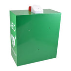 AED Green Wall Cabinet open view