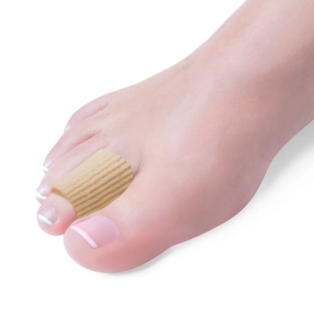 Deramed Digital Gel Tube Breathable Silicone Toe Protector 2 Pack - rehabilitation and recovery product