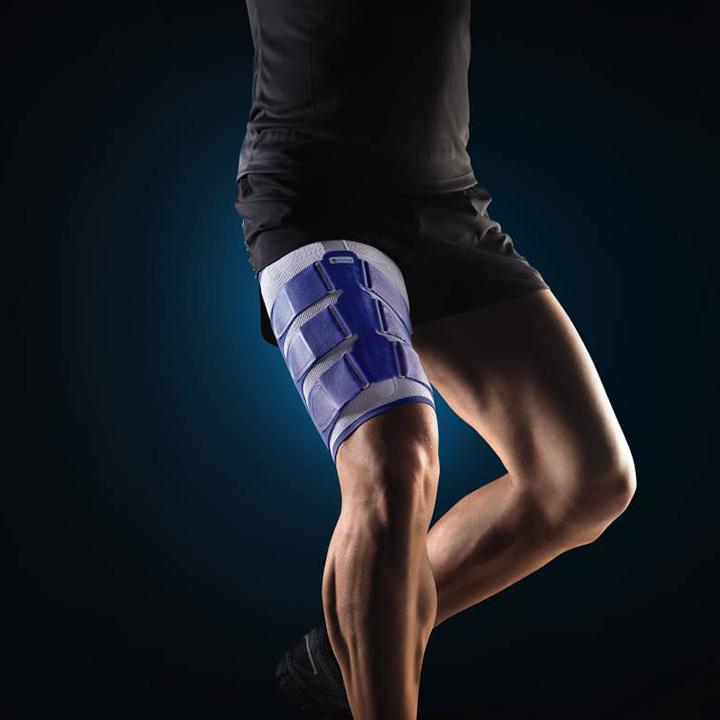 Bauerfeind MyoTrain thigh support lifestyle image