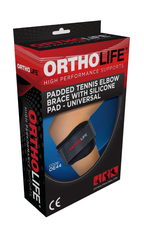 Ortholife Padded Tennis Elbow Brace with Silicone Pad / Black / Universal (d) – product image 2