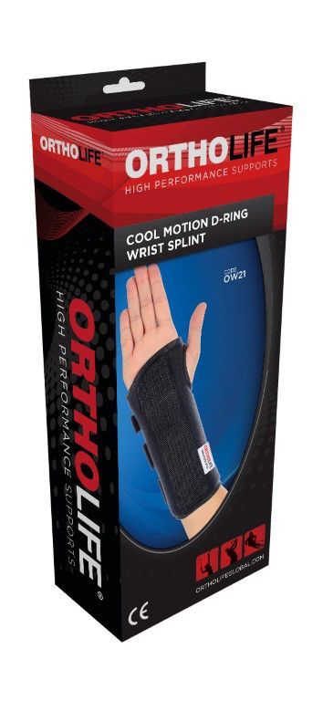 Ortholife Coolmotion D-Ring Wrist Splint – product image 3