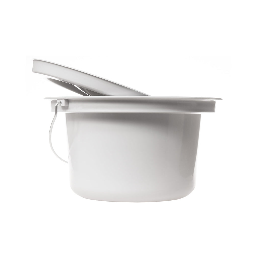 Rebotec Bucket - Shower Commode Chair Pail, Grey – Image 2