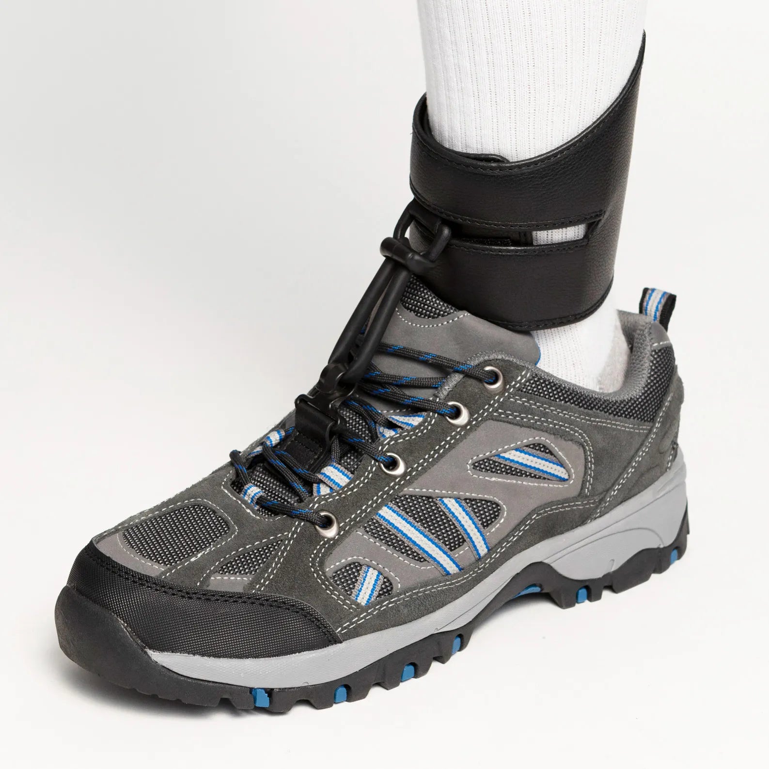 Dictus Standard Ankle Foot Orthosis Brace Black Dynamic Foot Drop Support for Walking and Mobility Assistance