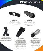 JTECH CAT Adjuster accessory tips and holster