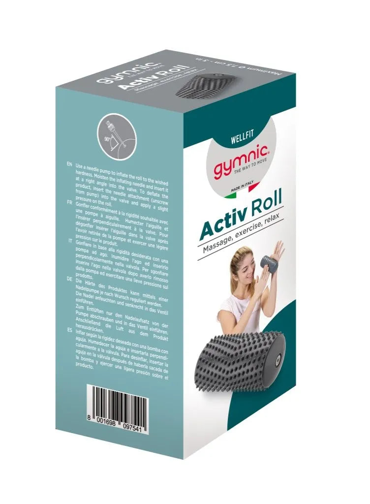Gymnic Active Roll Massage Cylinder For Reflexology And Hand Therapy - rehabilitation and recovery product