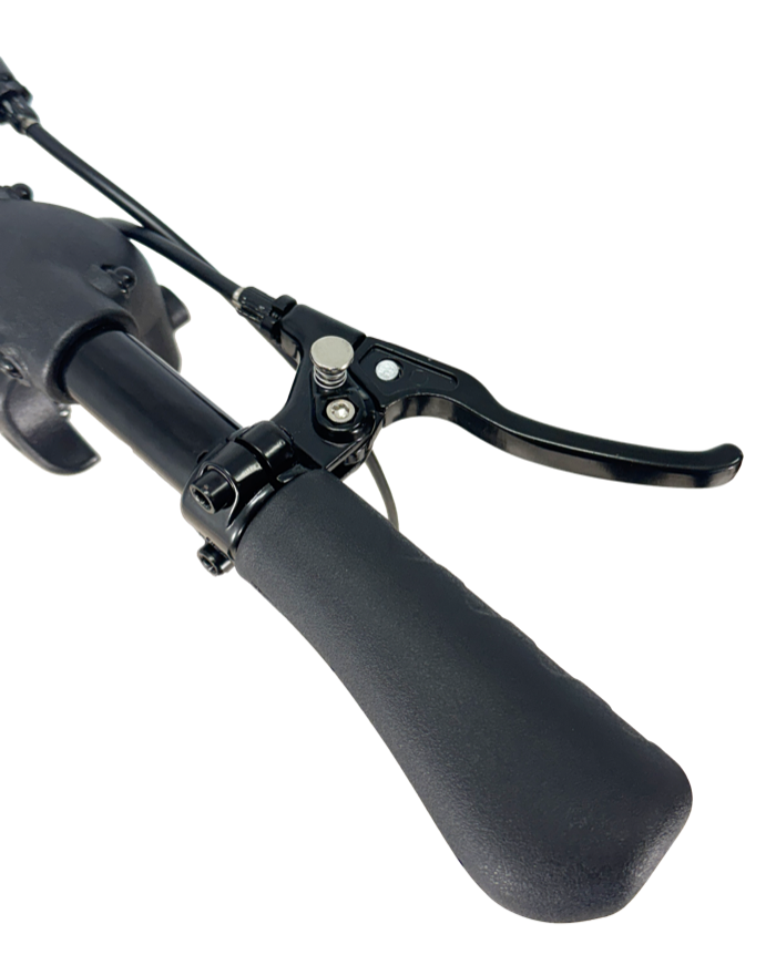 Champagne knee walker dual hand brakes