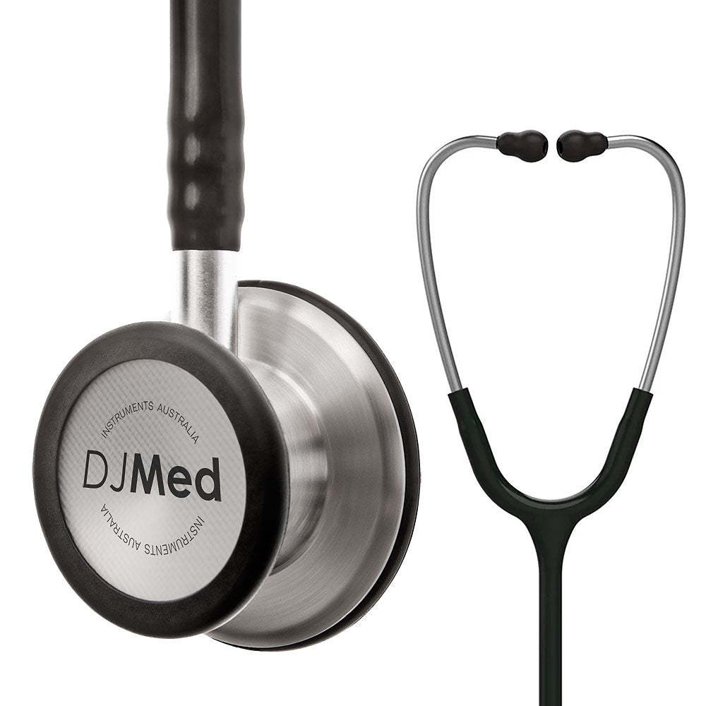Classic Stethoscope - Black &amp; Silver – DJMed