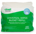 Clinell Universal Wipes Bucket Refill – 225 Pack product photo