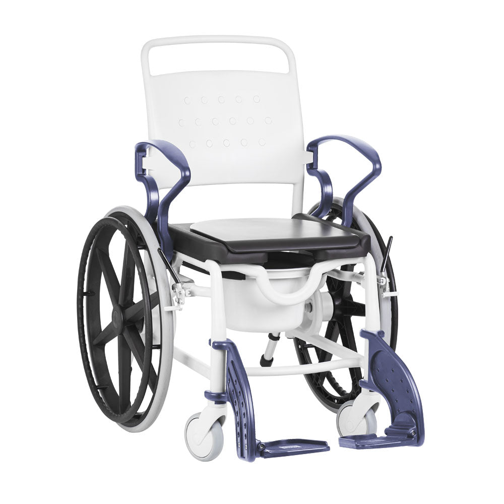 Rebotec Genf, Self Propelled Shower Commode Wheelchair – Rebotec