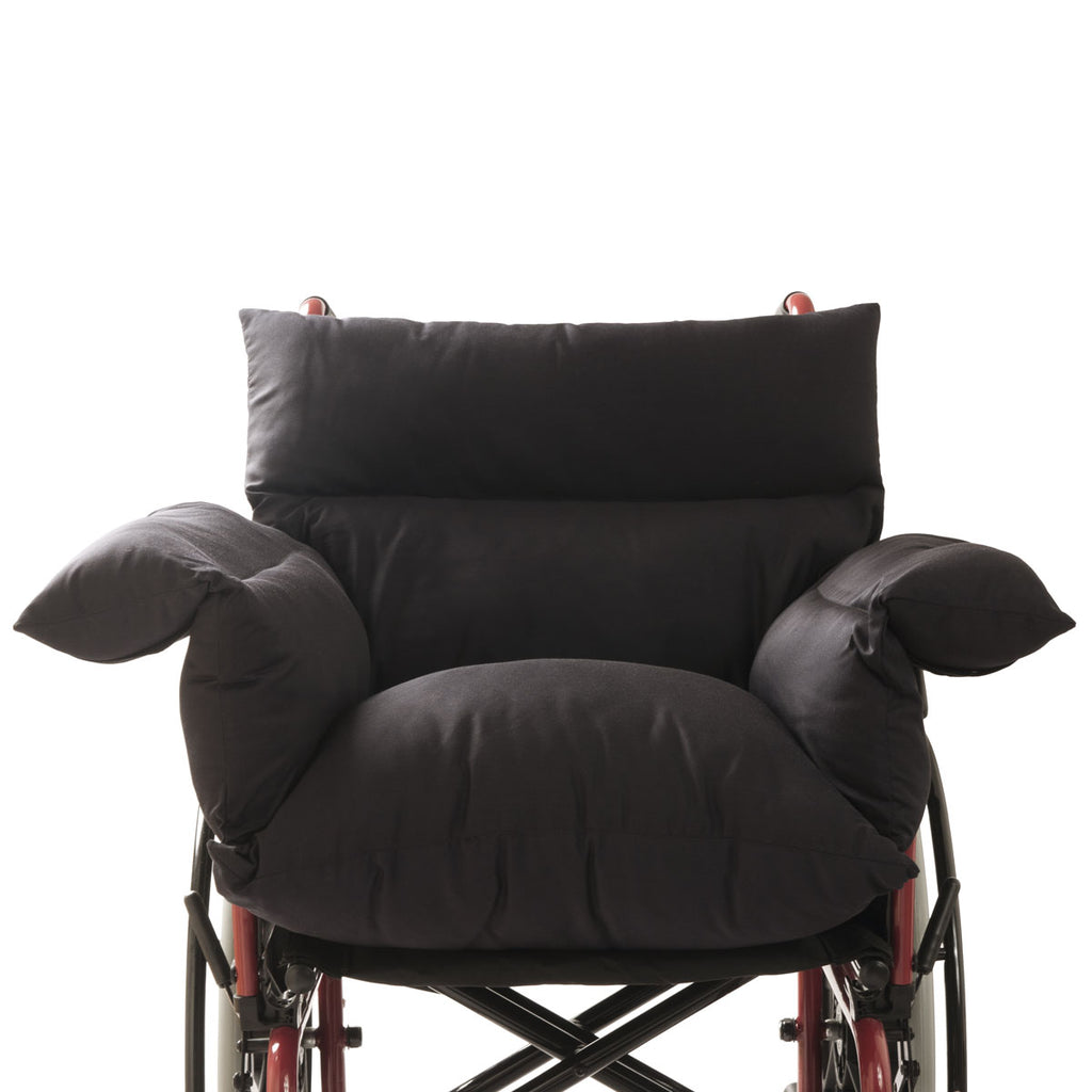 Padded Wheelchair Cushion with Back and Arm Padding – Image 2