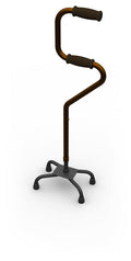 Crooked Quad Cane with Hand Strap product view