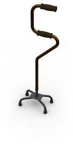 Crooked Quad Cane with Hand Strap product view