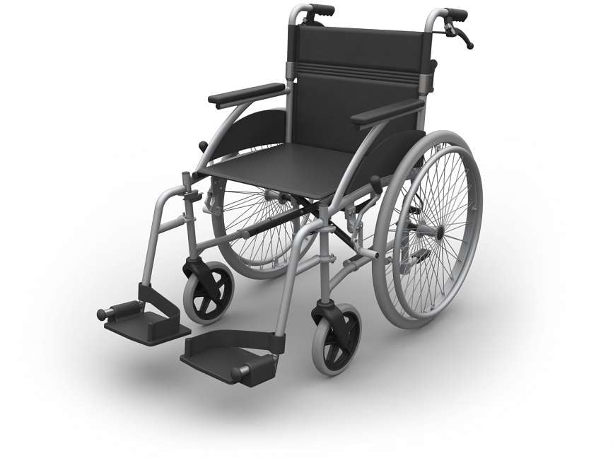 Crystal 18″ Self Propel Wheelchair product view