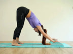 Curved yoga brick for stretching exercises