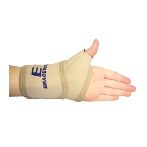 Bracewear BW Wrist Wrap Thermal Compression Neoprene Support - rehabilitation and recovery product