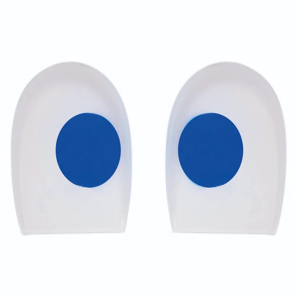 Deramed Heel Cup Lateral Dot Silicone Pair - rehabilitation and recovery product