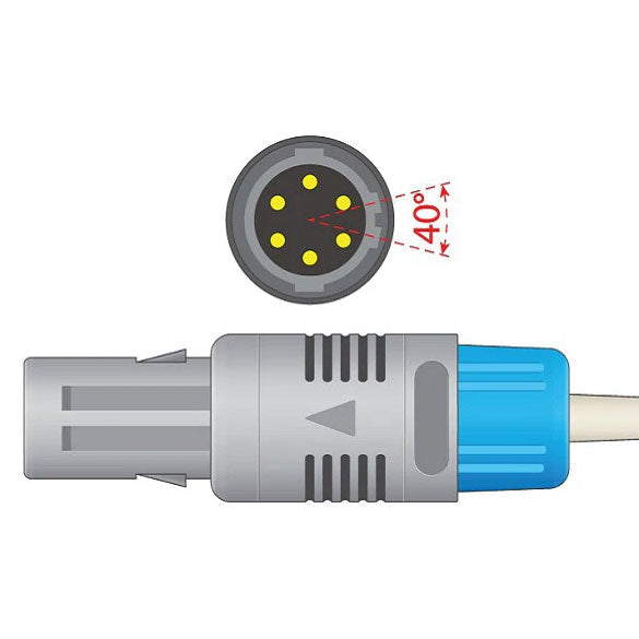 Direct-Connect Spo2 Sensor Probe, Finger-clip - Child – Image 2