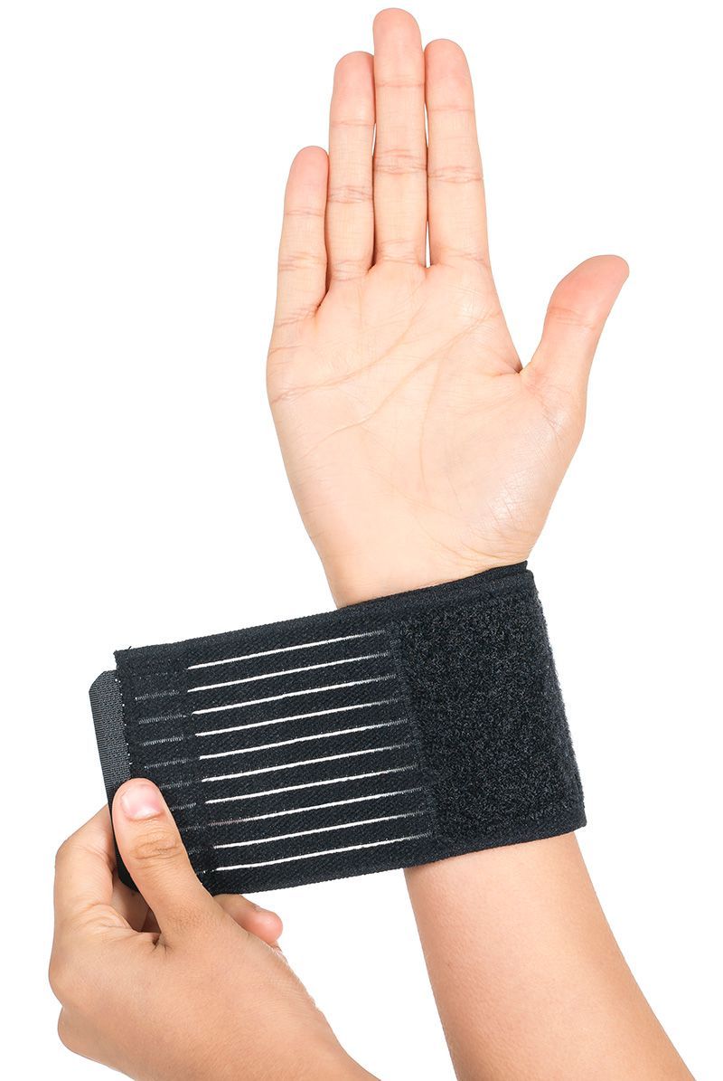 Ortholife Elastic Wrist Wrap / Universal / Black (d)