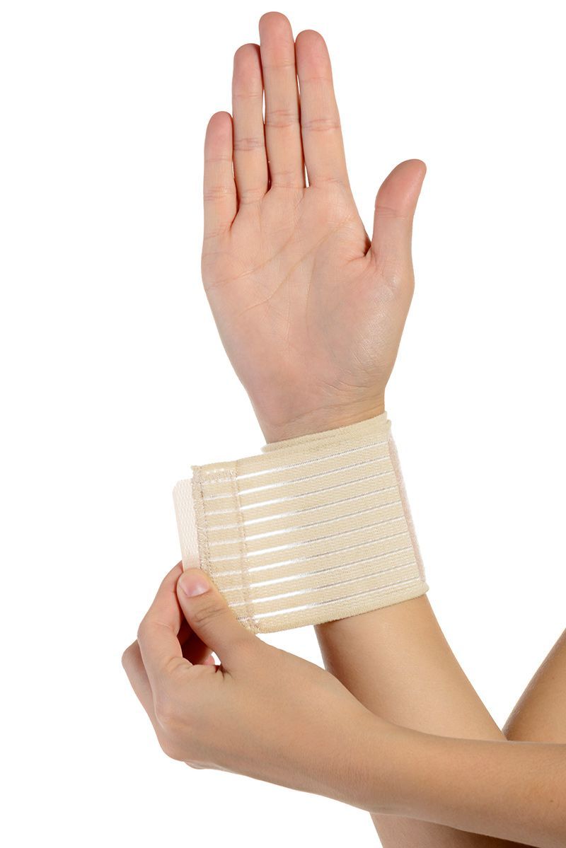 Ortholife Elastic Wrist Wrap / Universal / Tan (d)
