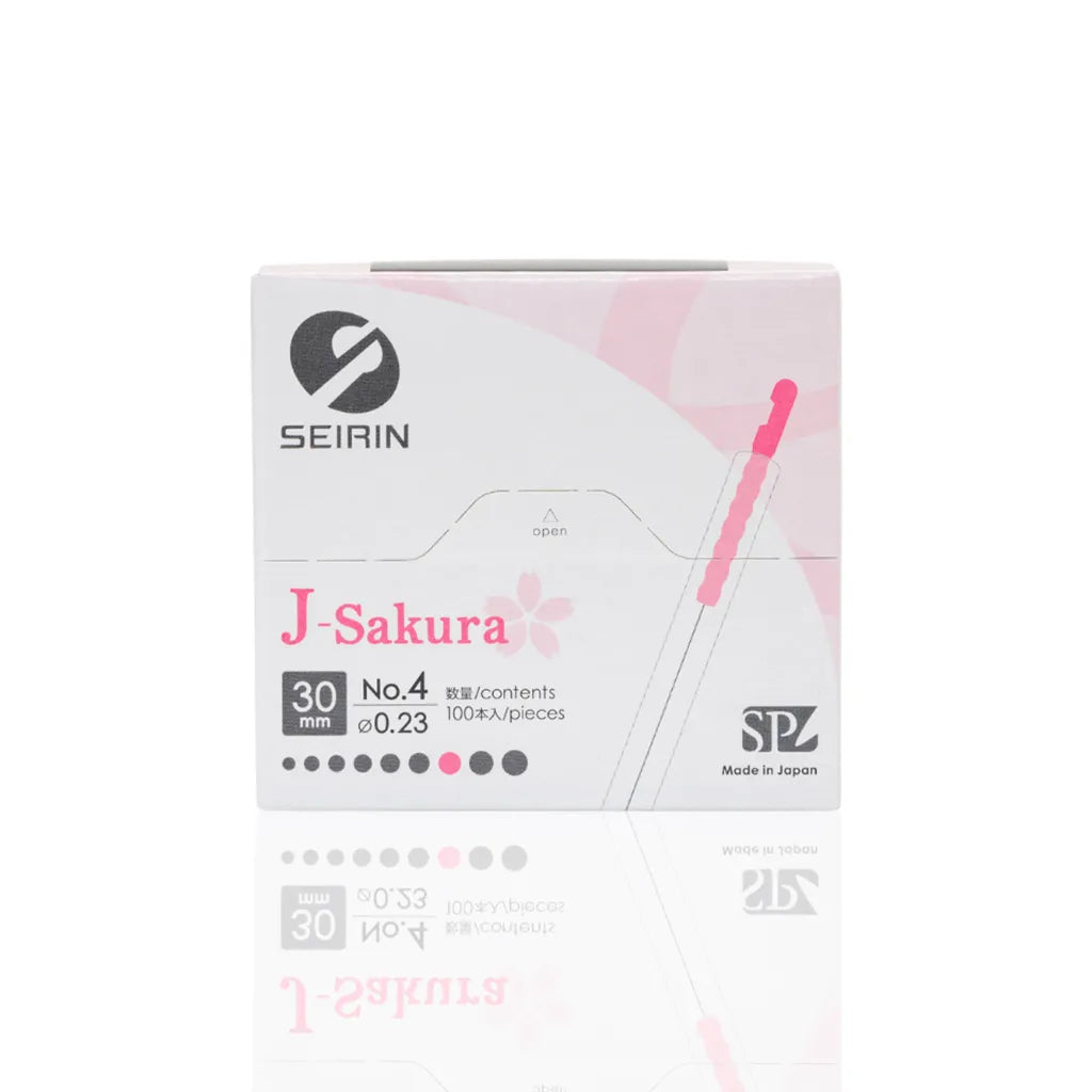 Seirin J-Type Acupuncture Needles Surgical Stainless Steel Premium Japanese Sterile Needles