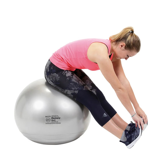 Gymnic Memory Stability Exercise Ball 55cm 65cm Grey - rehabilitation and recovery product
