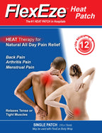 FlexEze Heat Patches 12 Hour Muscle Relief - rehabilitation and recovery product
