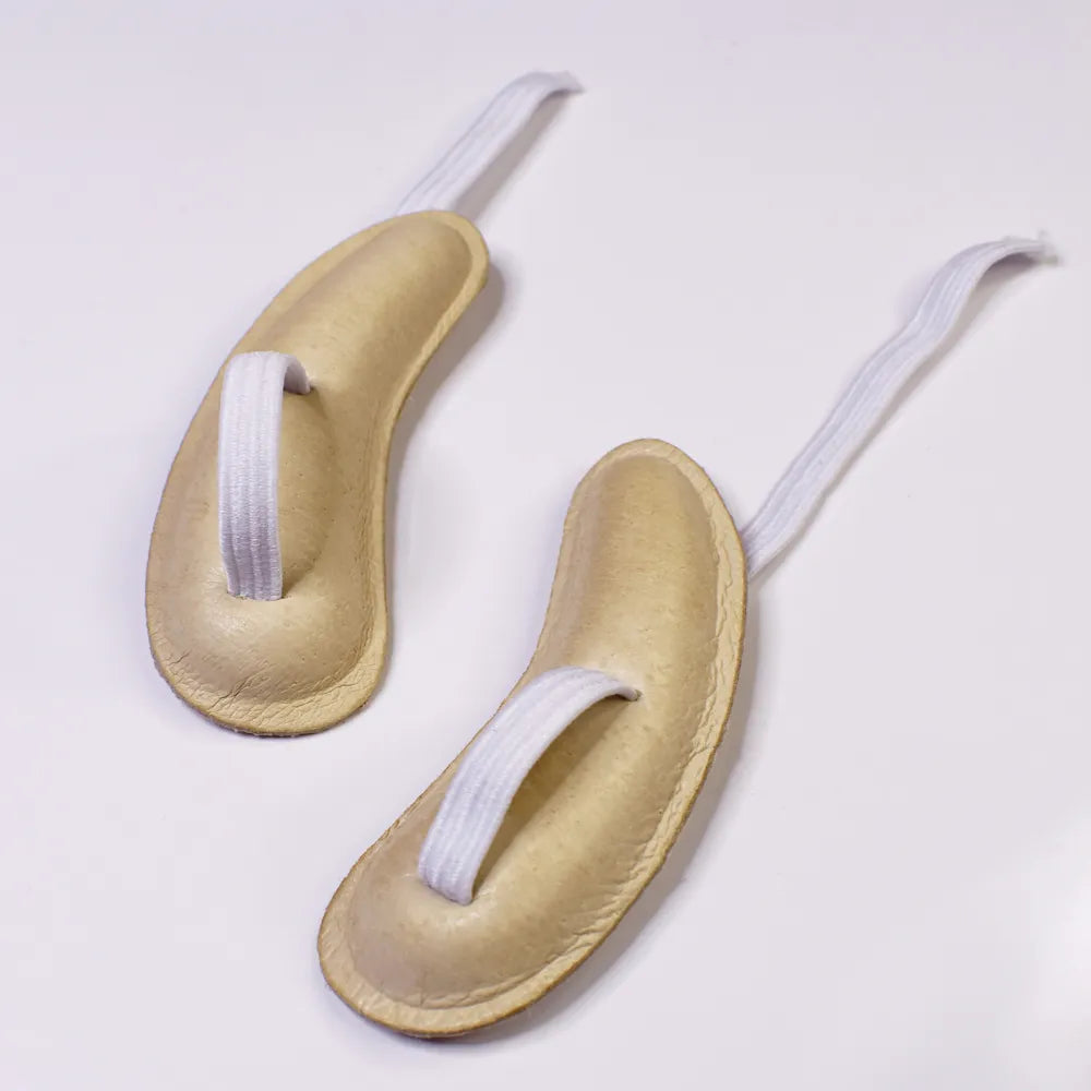 Deramed Footcare Leather Toe Prop Orthotic Support Pair - rehabilitation and recovery product