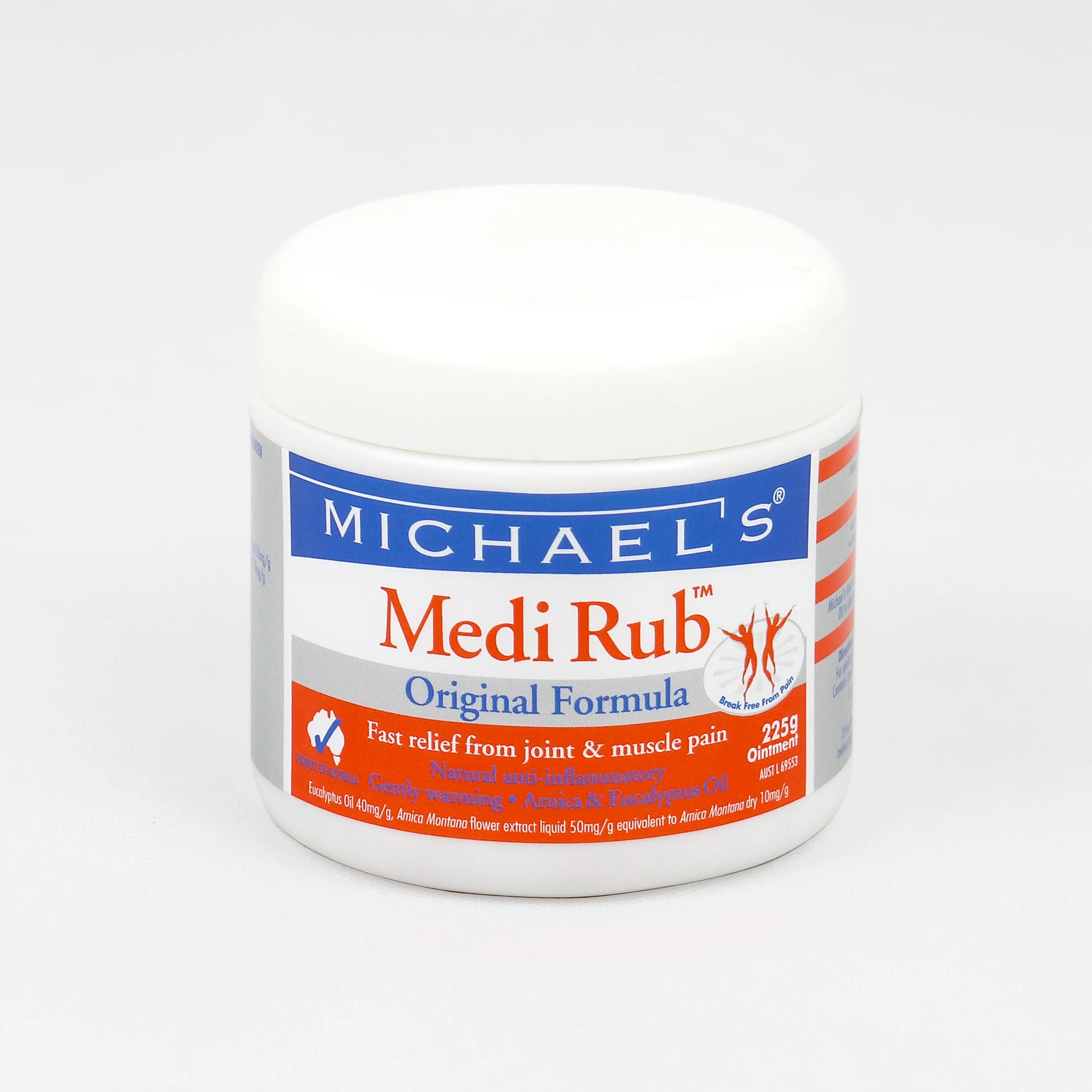 Michael’s Medi Rub Topical Muscle Ointment 75g / 225g - rehabilitation and recovery product