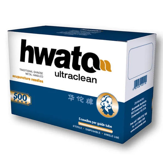Hwato UltraClean Sterile Acupuncture Needles 500 Pack Disposable Professional Clinical Acupuncture Needles