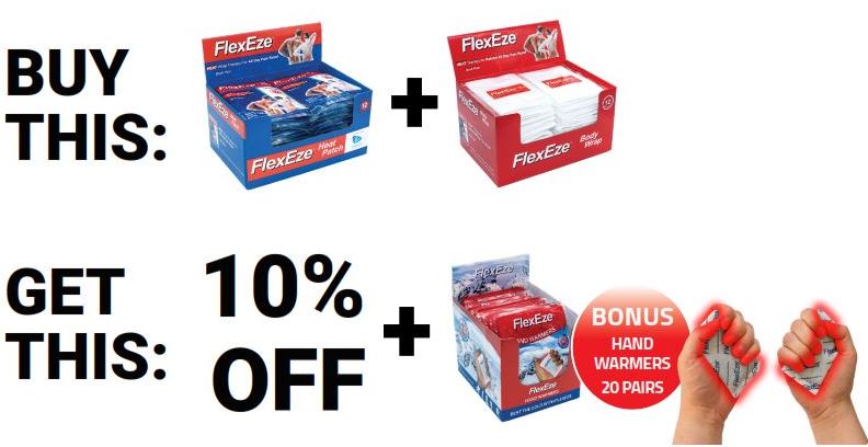 Flexeze heat therapy promo pack