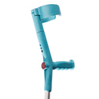 Rebotec Safe-In-Soft, Forearm Crutches with Safety Cuff & Hinge – Image 2