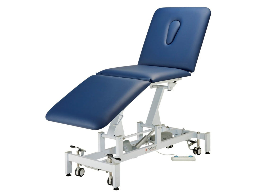 Fortress Paramount 3 Section / White Frame / Navy Upholstery – product image 2
