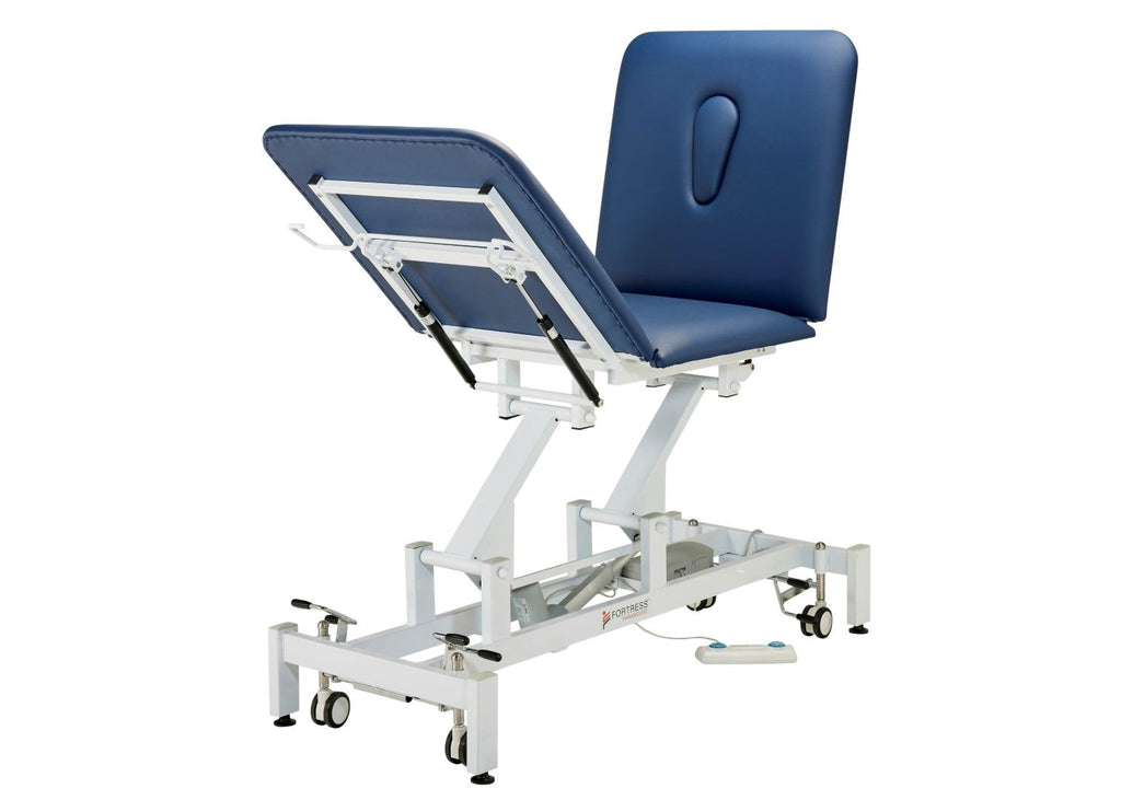 Fortress Paramount 3 Section / White Frame / Navy Upholstery – product image 4