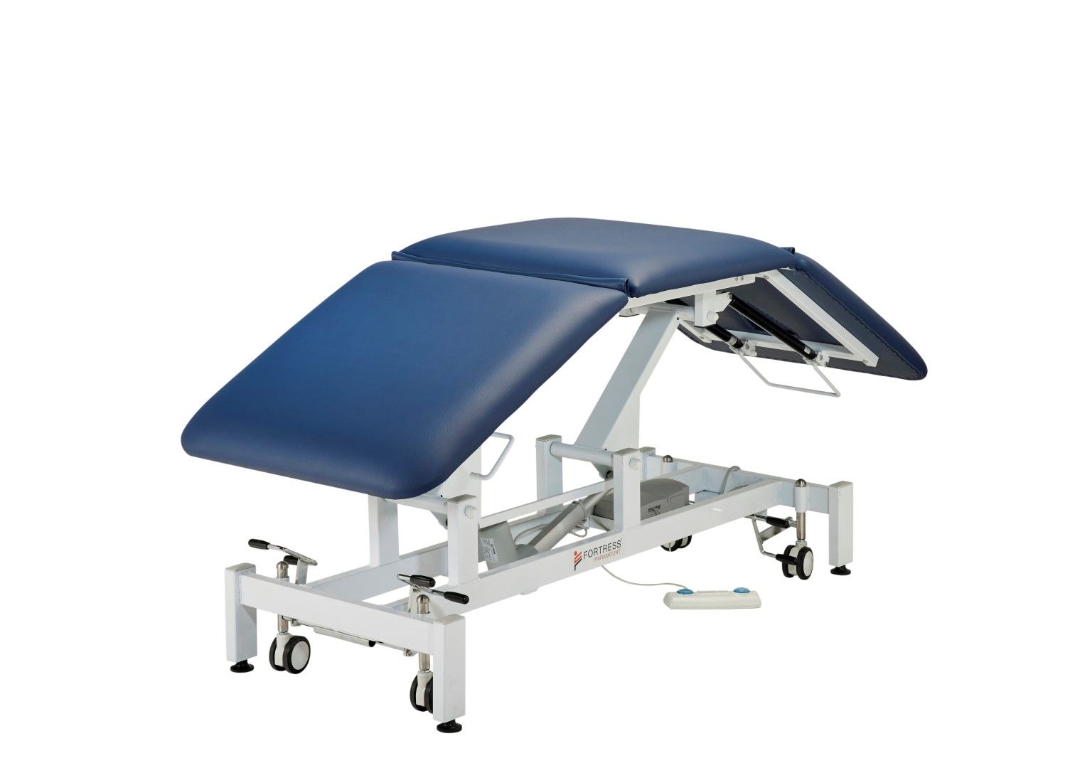 Fortress Paramount 3 Section / White Frame / Navy Upholstery – product image 5