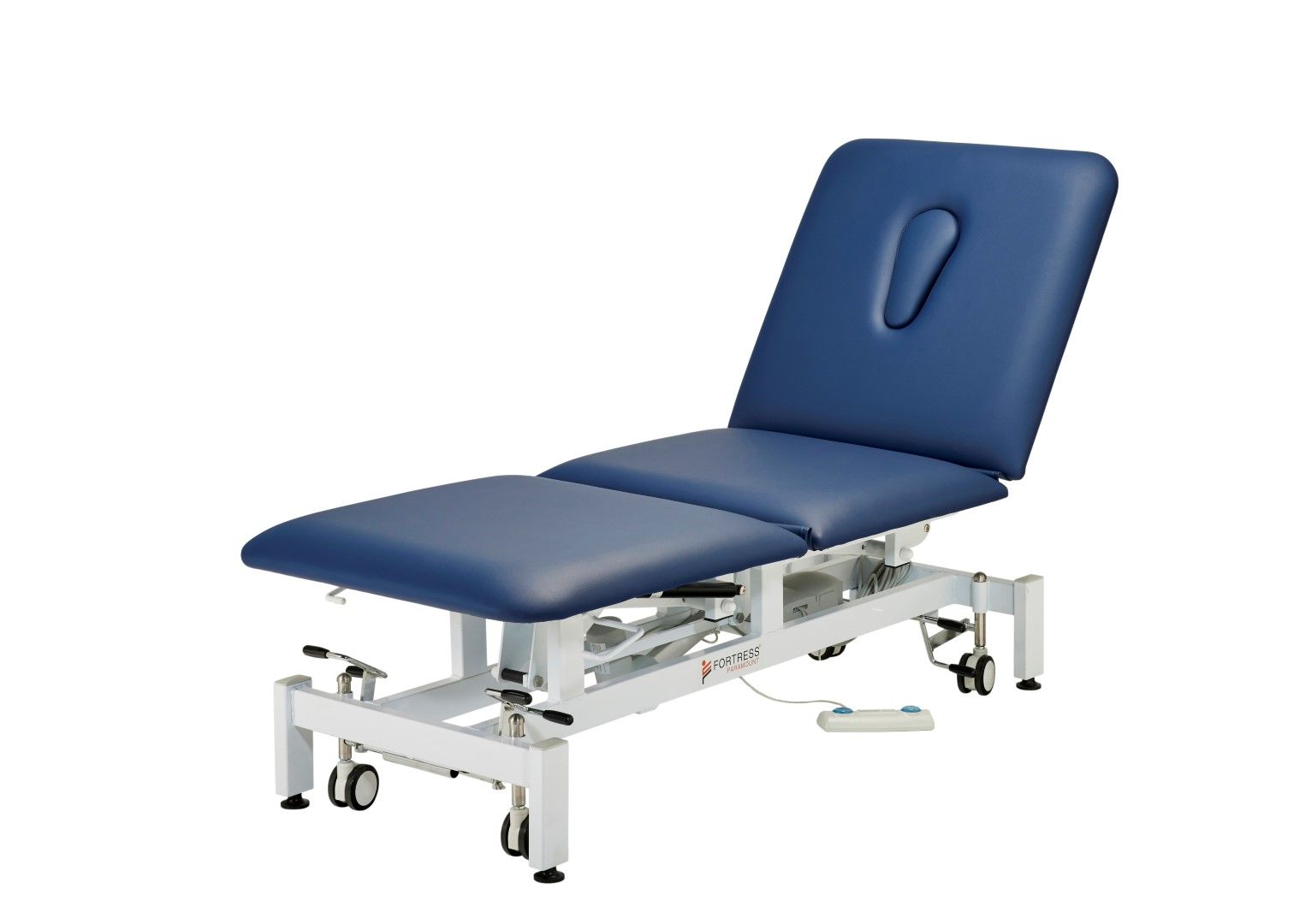 Fortress Paramount 3 Section / White Frame / Navy Upholstery – product image 7