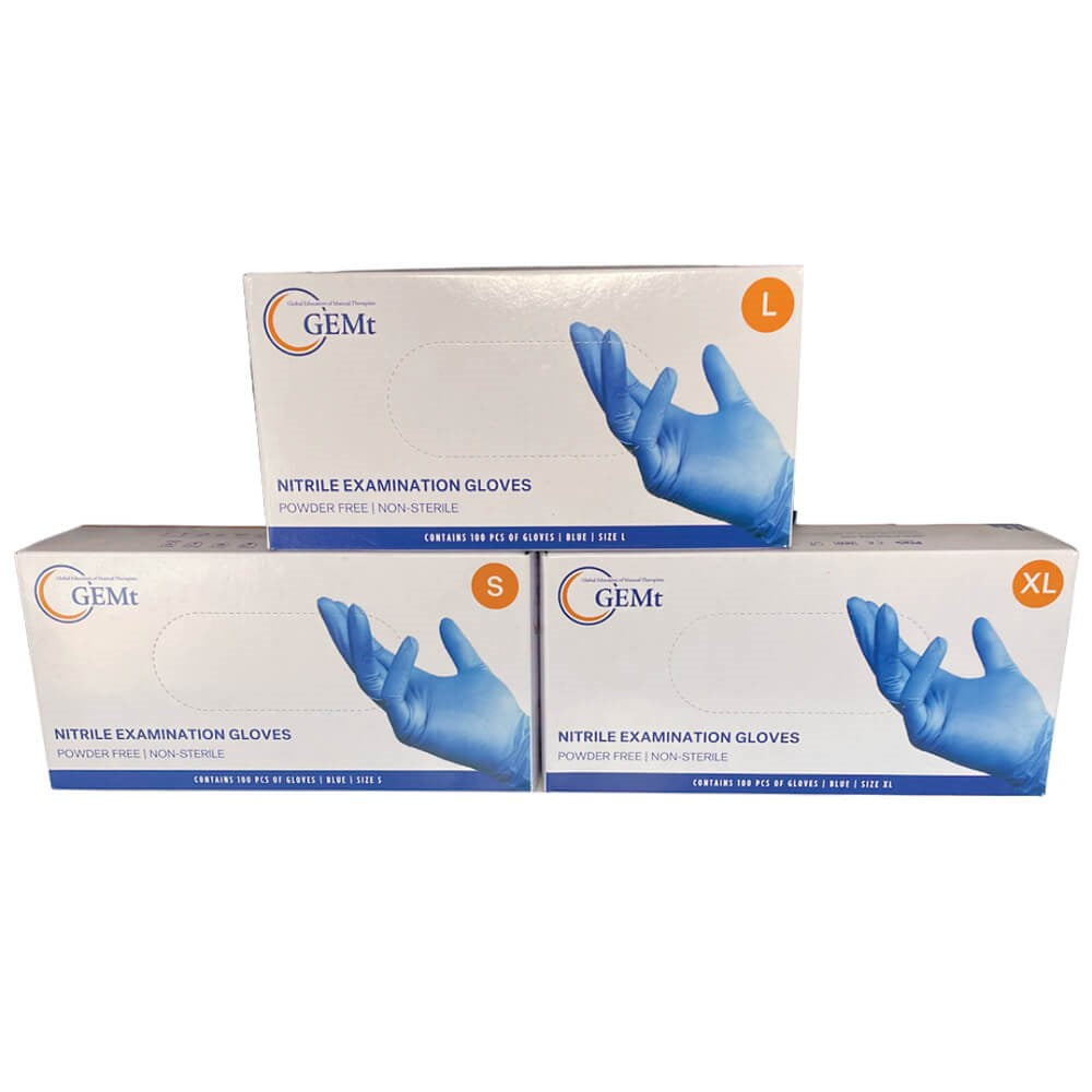 GEMt Powderless Nitrile Gloves [100 Box]