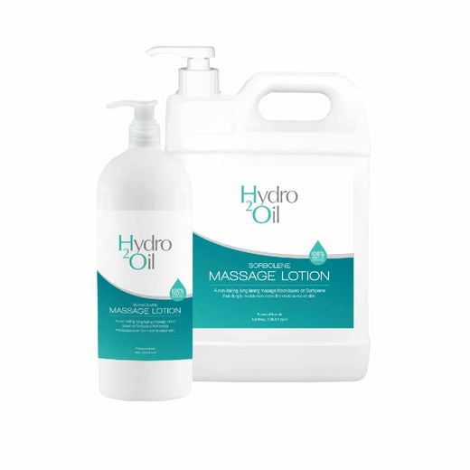 Hydro 2 Oil Massage Lotion bottles