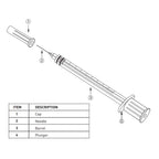 Insulin Syringe with Fixed Needle, Box of 100 – Image 5