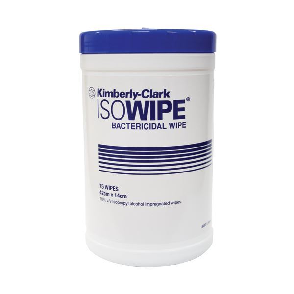 Isowipe Isopropyl Alcohol Surface Wipes – 75 Canister