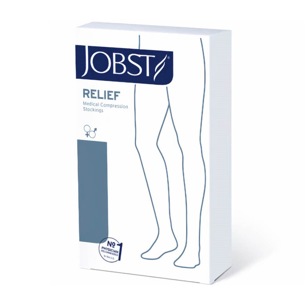 JOBST Relief knee high open toe stocking detail