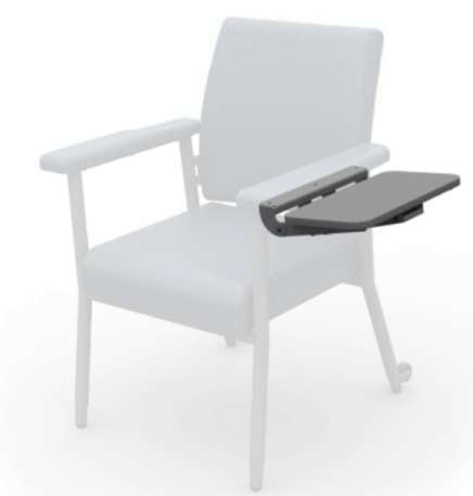 Katie Side Folding Table detail view