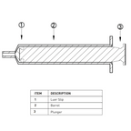 Luer Slip Syringes, Box of 100 – Image 8
