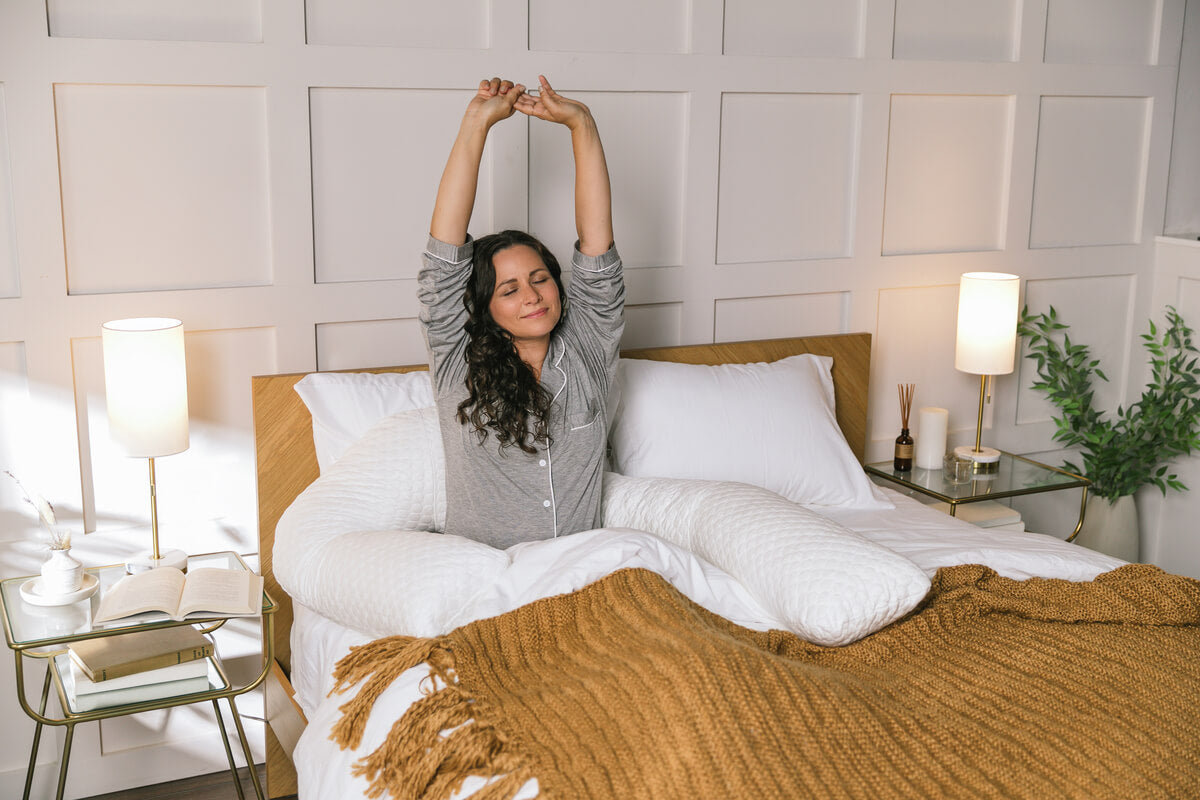 MedCline cooling body pillow in use