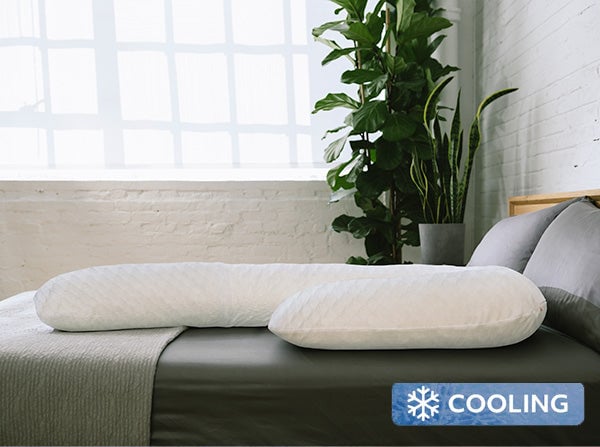 MedCline J-shaped cooling body pillow