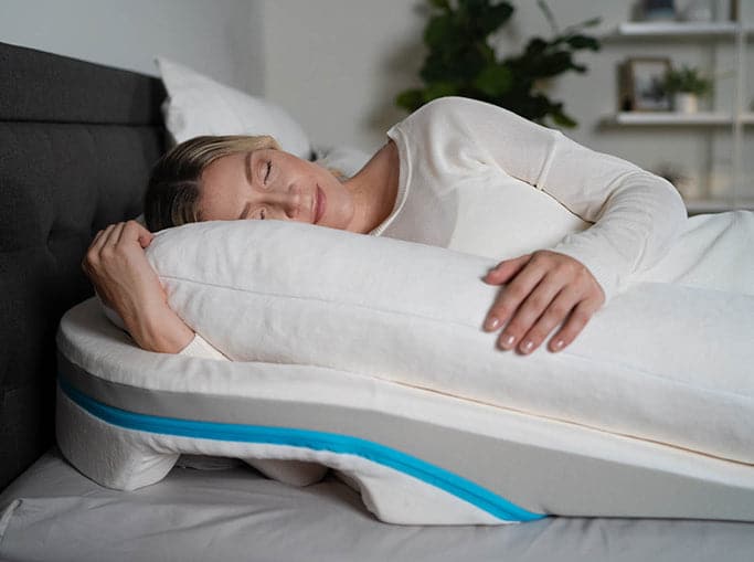 MedCline Shoulder Relief System positioning