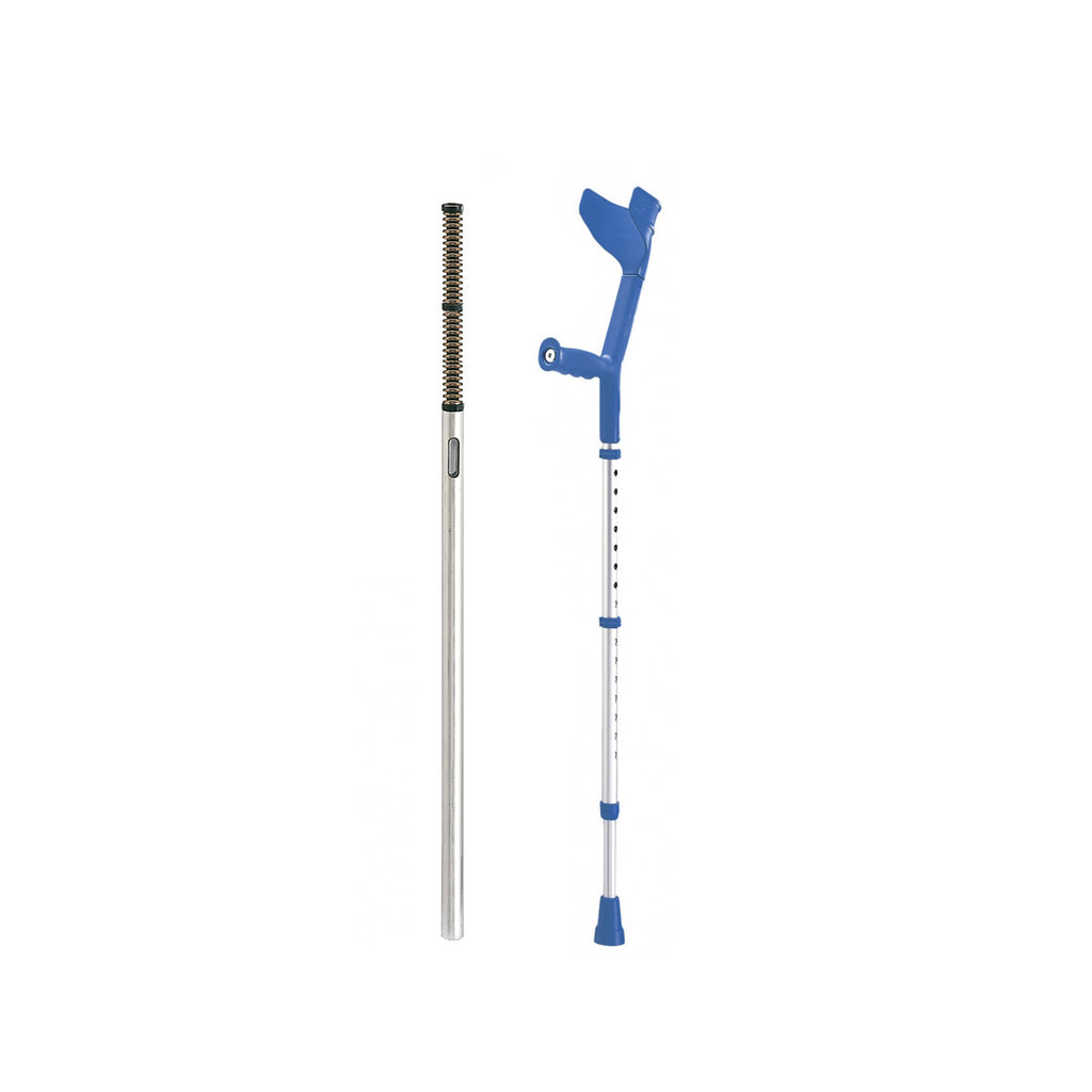 Rebotec New Walk - Crutches with Spring Shock Absorbers - Anatomic – Rebotec
