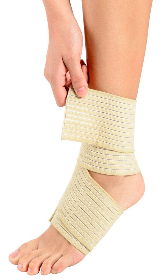 Ortholife Elastic Ankle Wrap / Tan – Universal