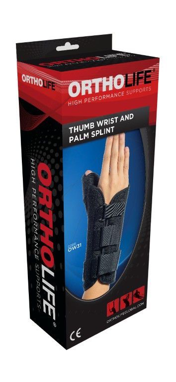 Ortholife Coolmotion D-Ring Thumb, Wrist and Palm Splint – product image 3