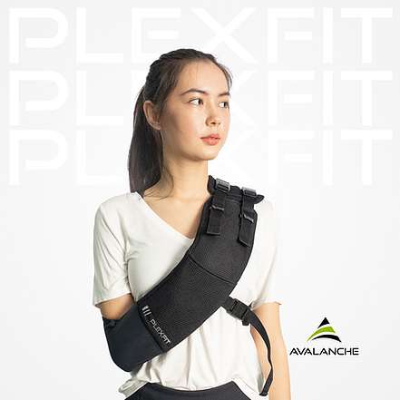 Adult wearing Plexfit Athletic Sling 2.0