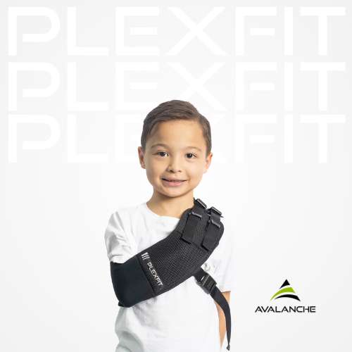 Child wearing Plexfit Athletic Sling 2.0